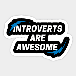 Introverts Are Awesome, Antisocial Sticker